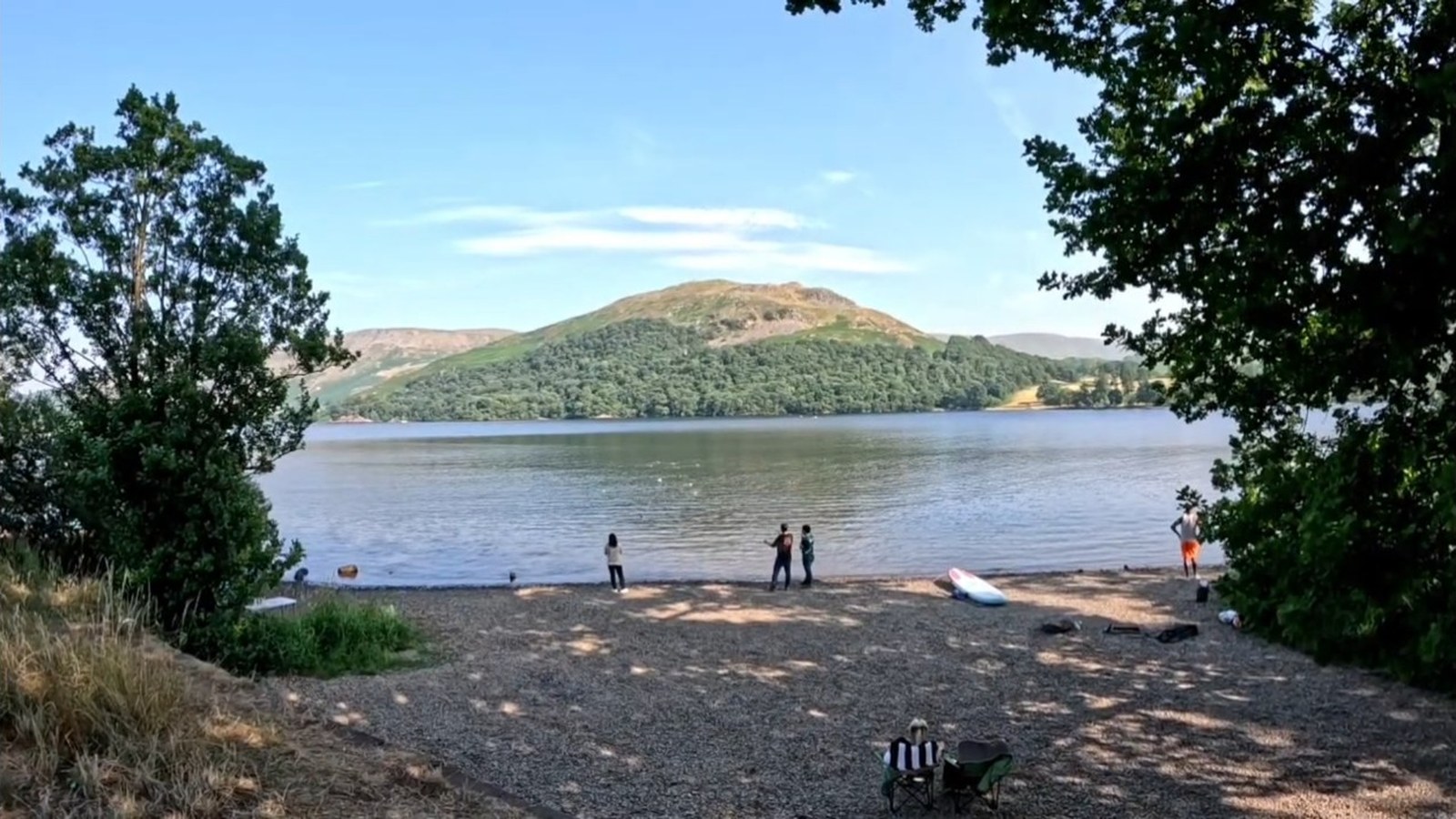 Lake and mountain scenery from an Ian's Van Life Adventures trip